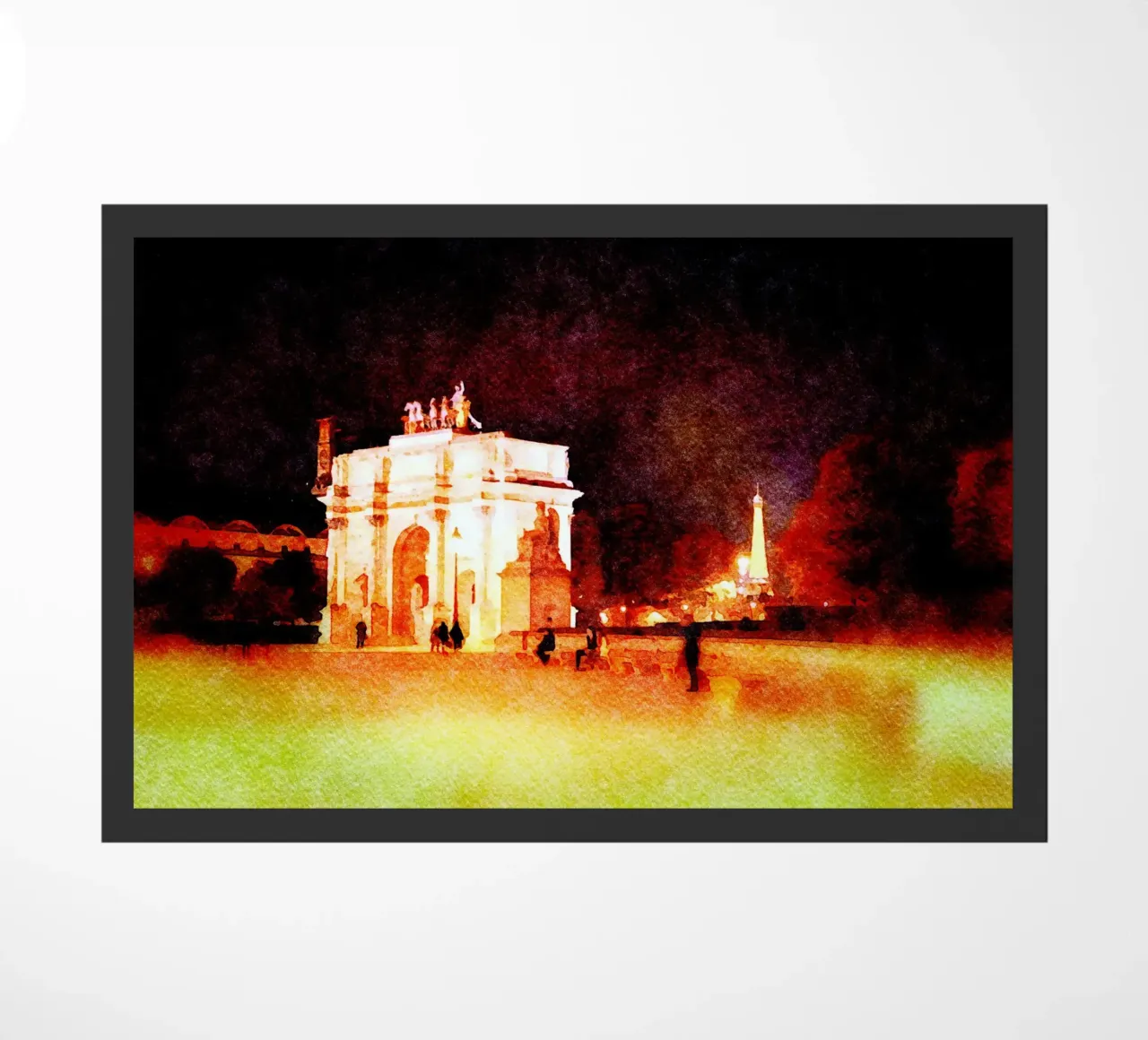 Parigi di notte zerbino da Massimo Frascogna