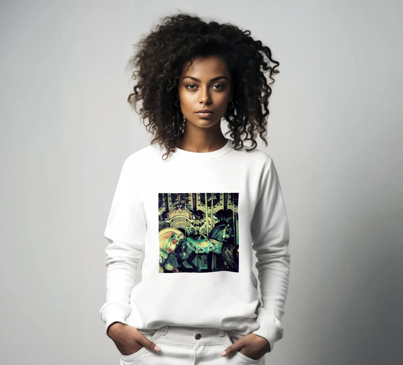 Carousel felpa da Robin Delean