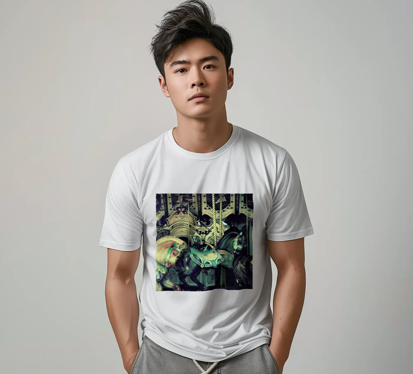 Carousel t-shirt da Robin Delean