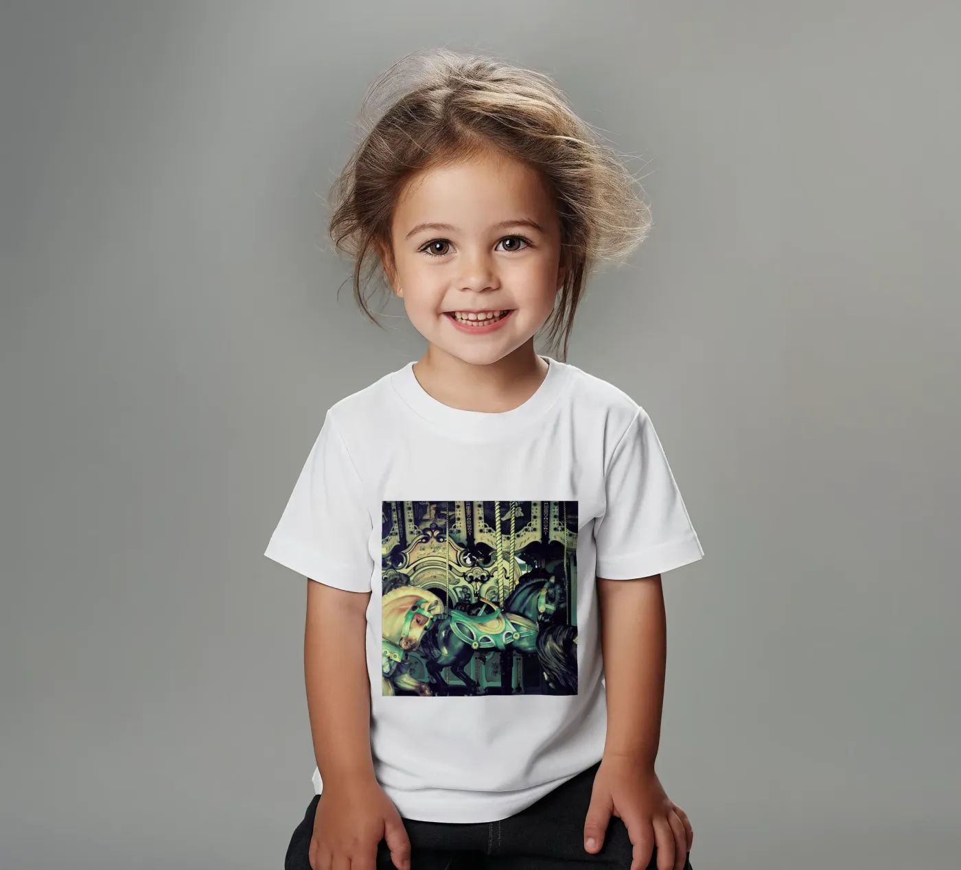 Carousel t-shirt bambini da Robin Delean