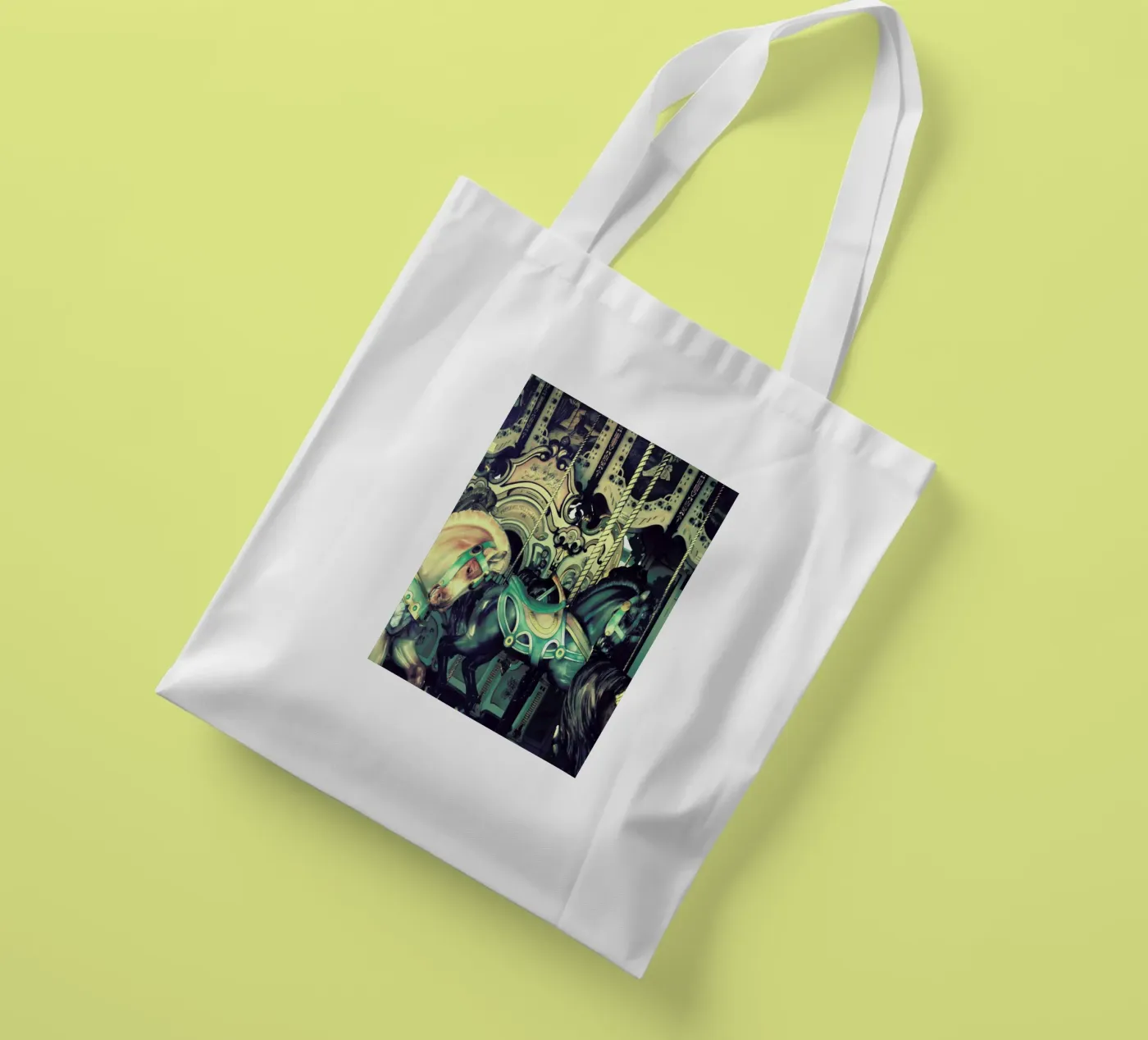 Carousel tote bag by Robin Delean