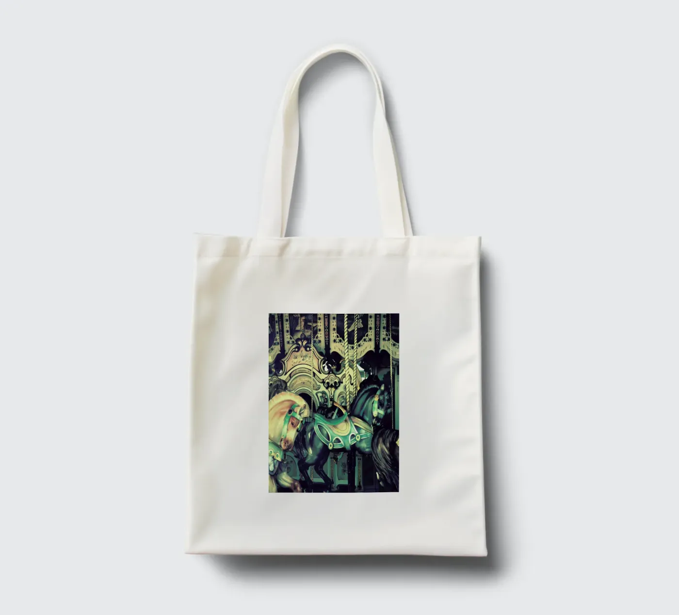 Carousel tote bag by Robin Delean
