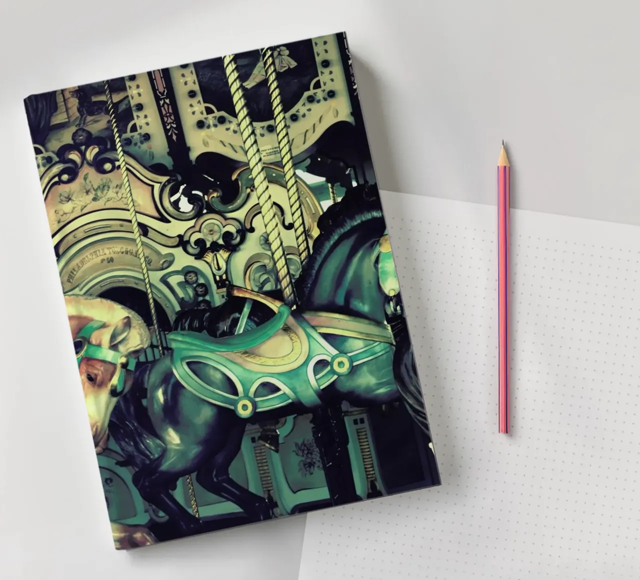 Carousel notebook by Robin Delean