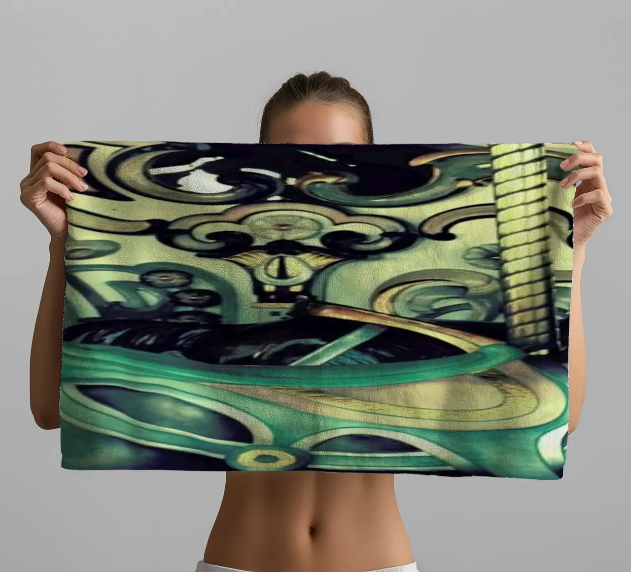 Carousel badhanddoek van Robin Delean