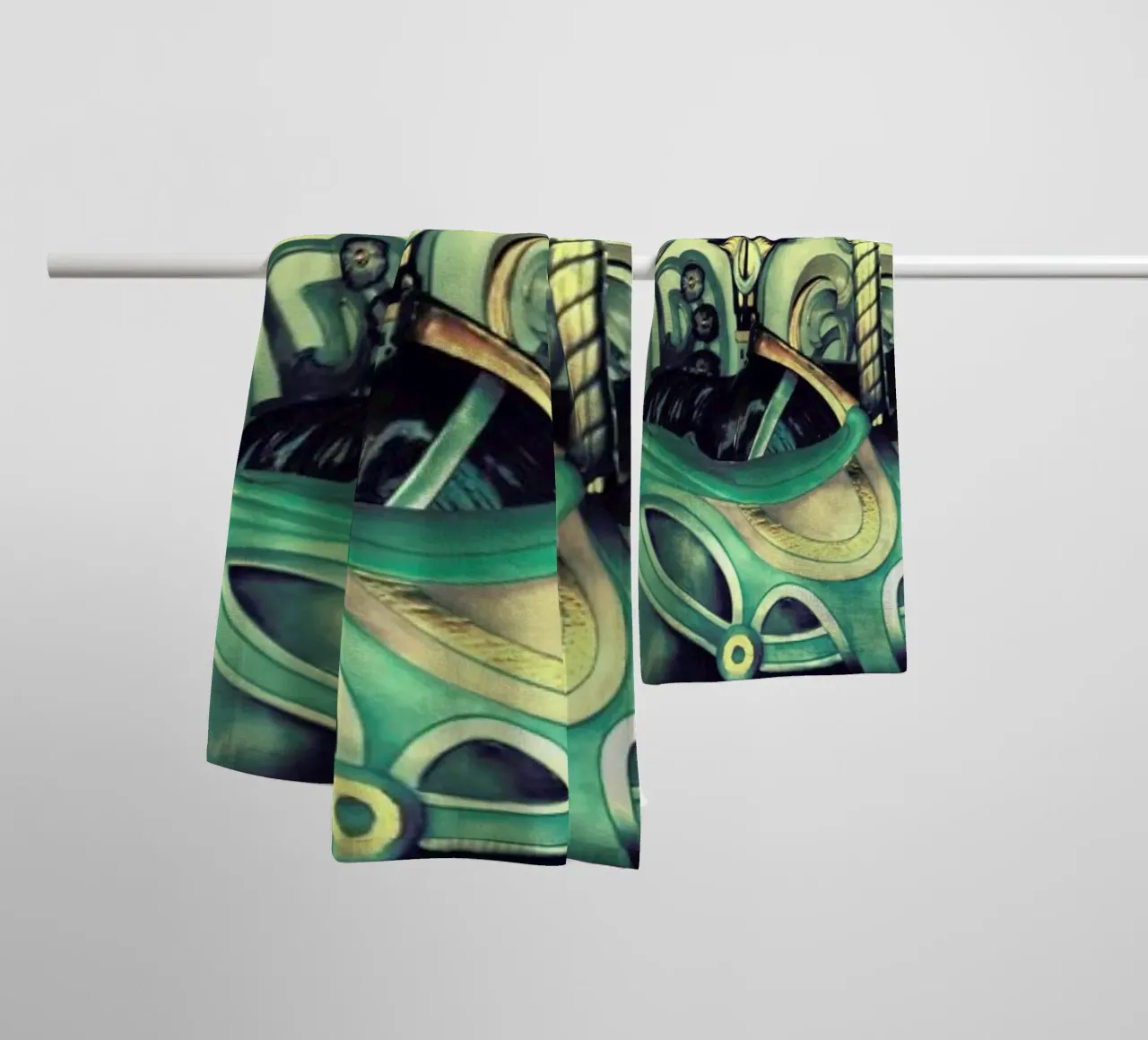 Carousel badhanddoek van Robin Delean