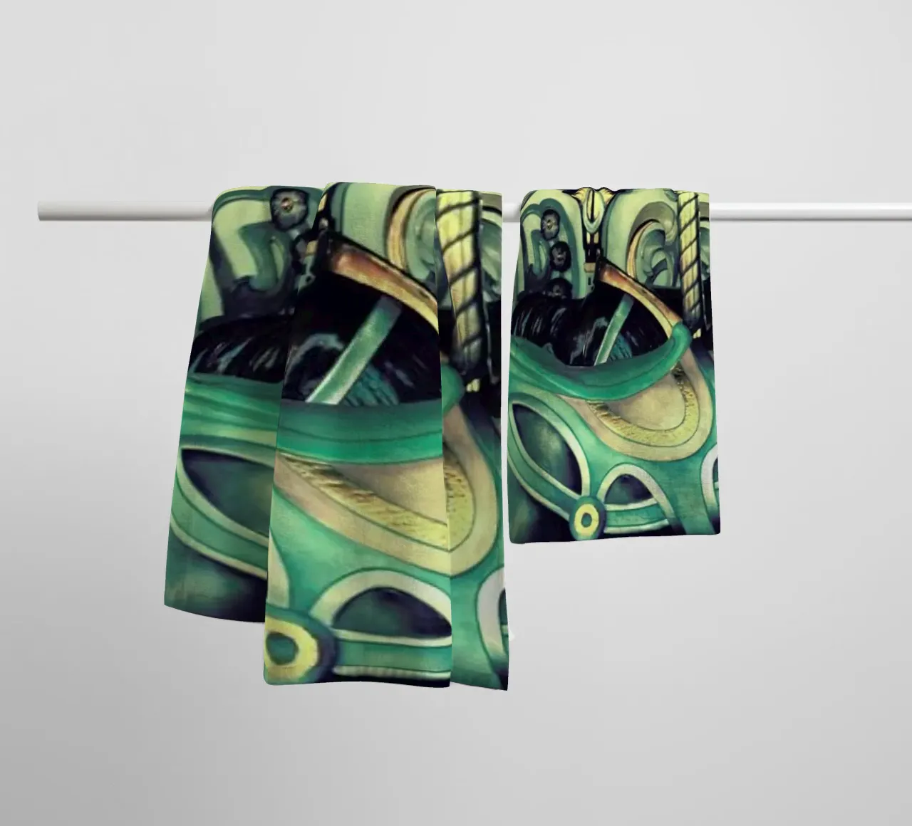 Carousel badhanddoek van Robin Delean