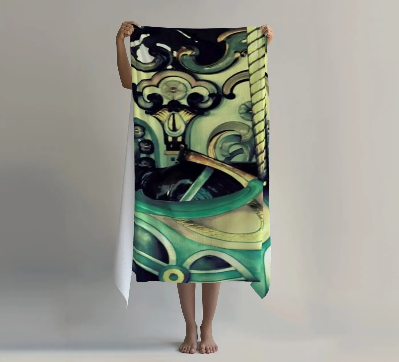 Carousel Strandtuch von Robin Delean