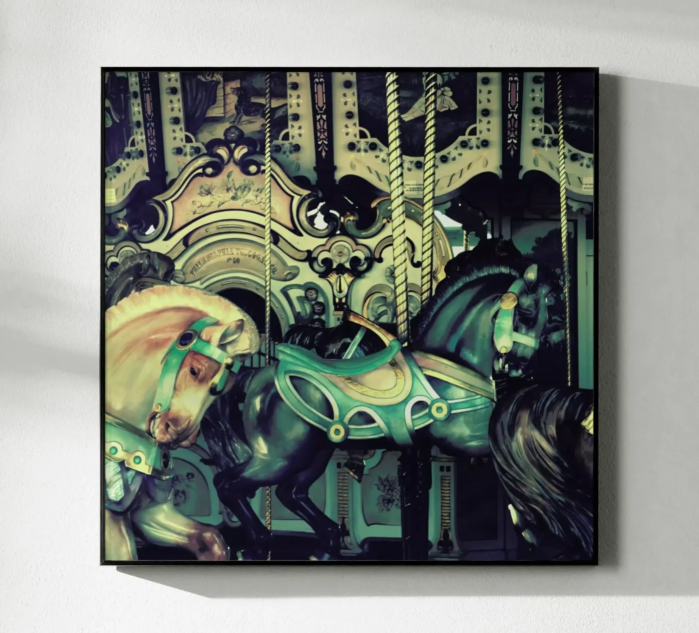 Carousel acryl van Robin Delean