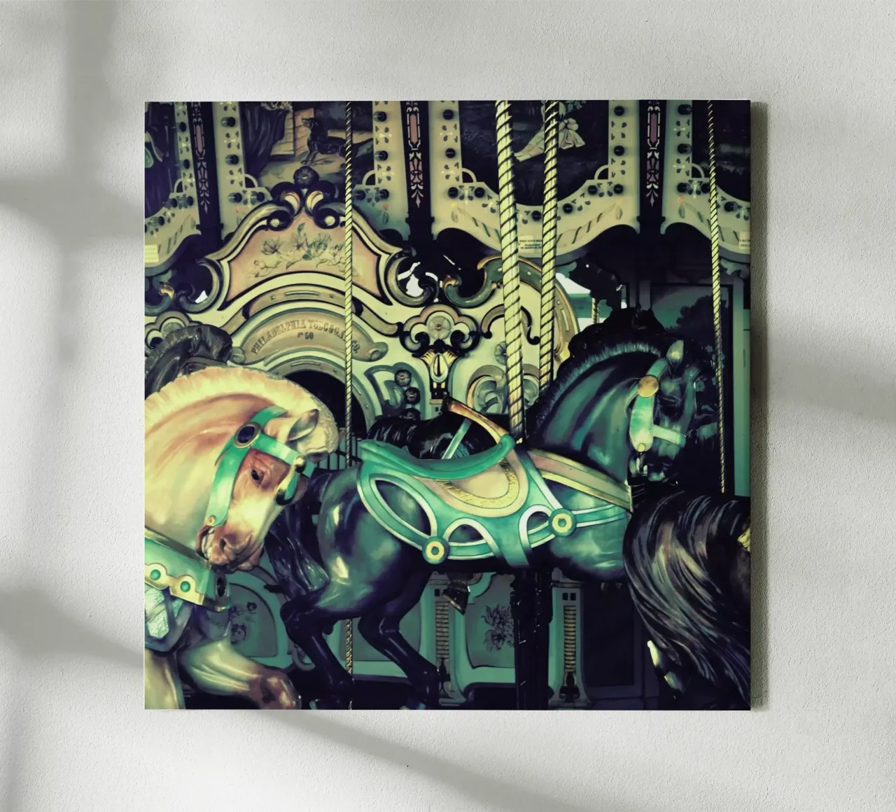 Carousel canvas van Robin Delean