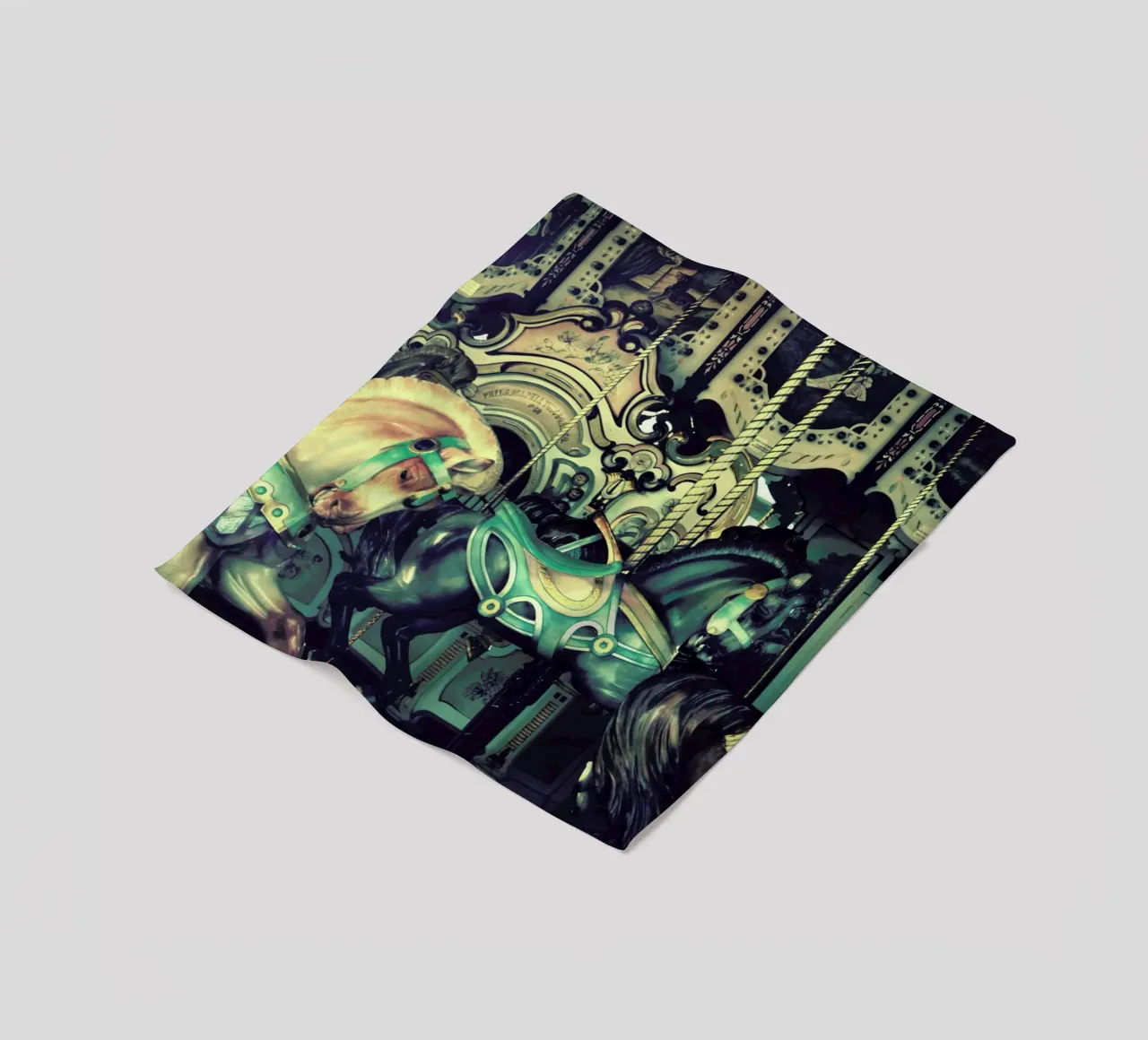 Carousel Fleecedecke von Robin Delean