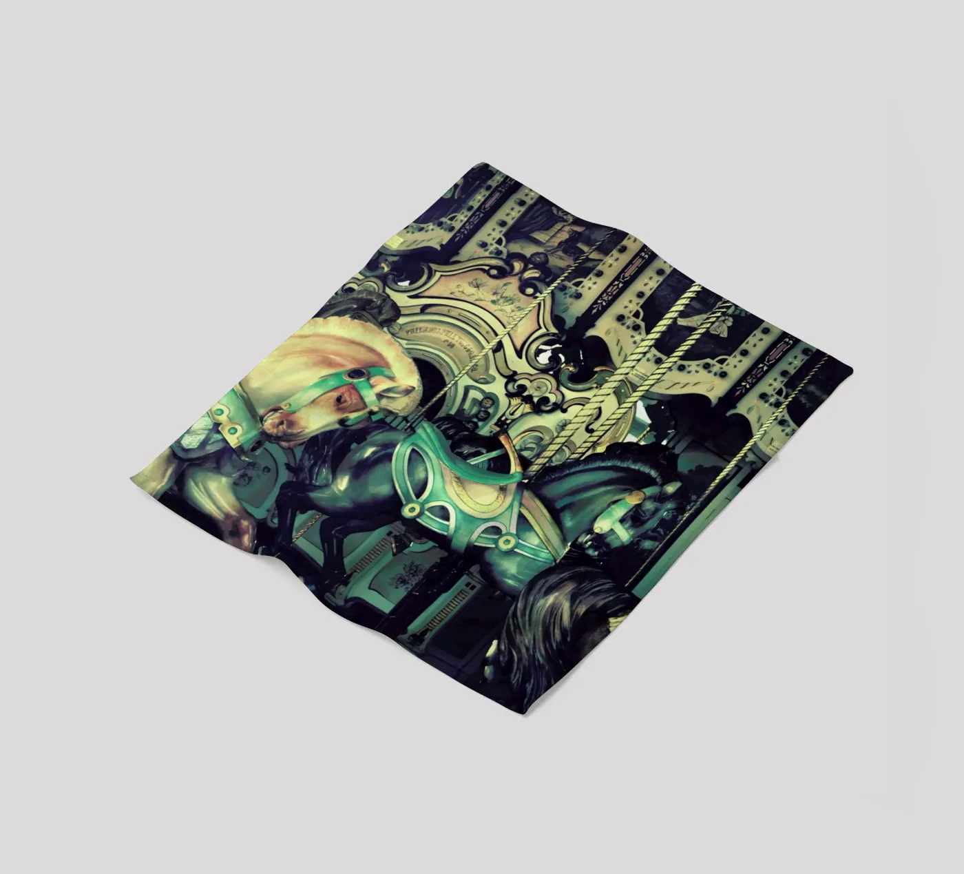 Carousel coperta in pile da Robin Delean