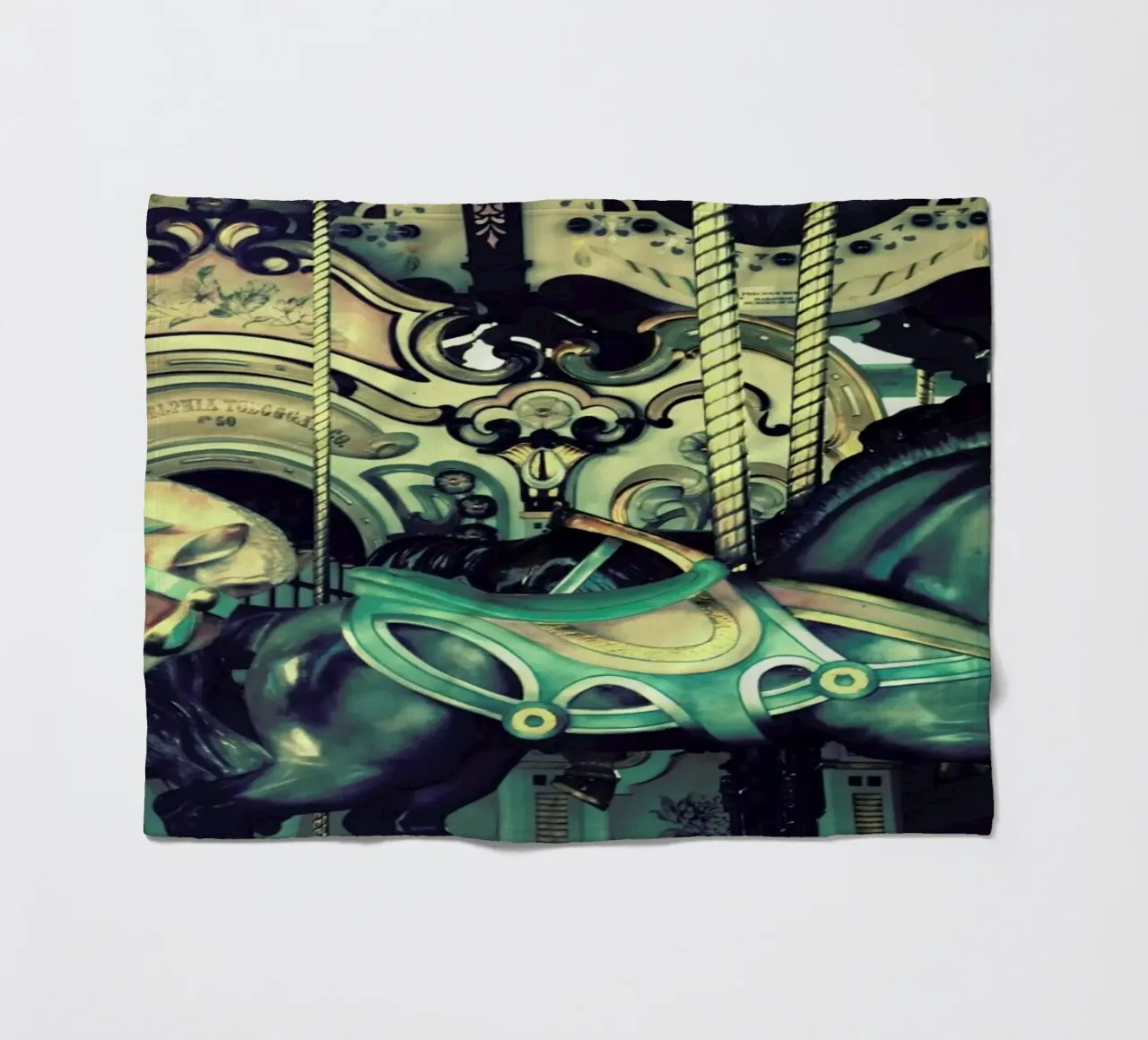 Carousel Fleecedecke von Robin Delean