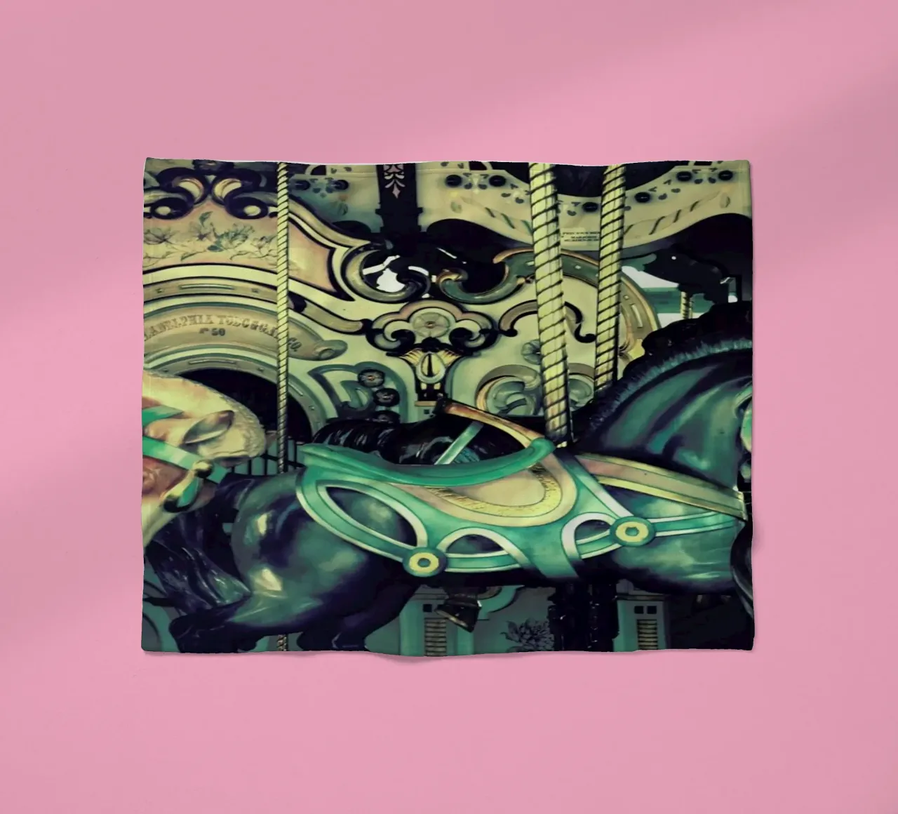 Carousel Fleecedecke von Robin Delean