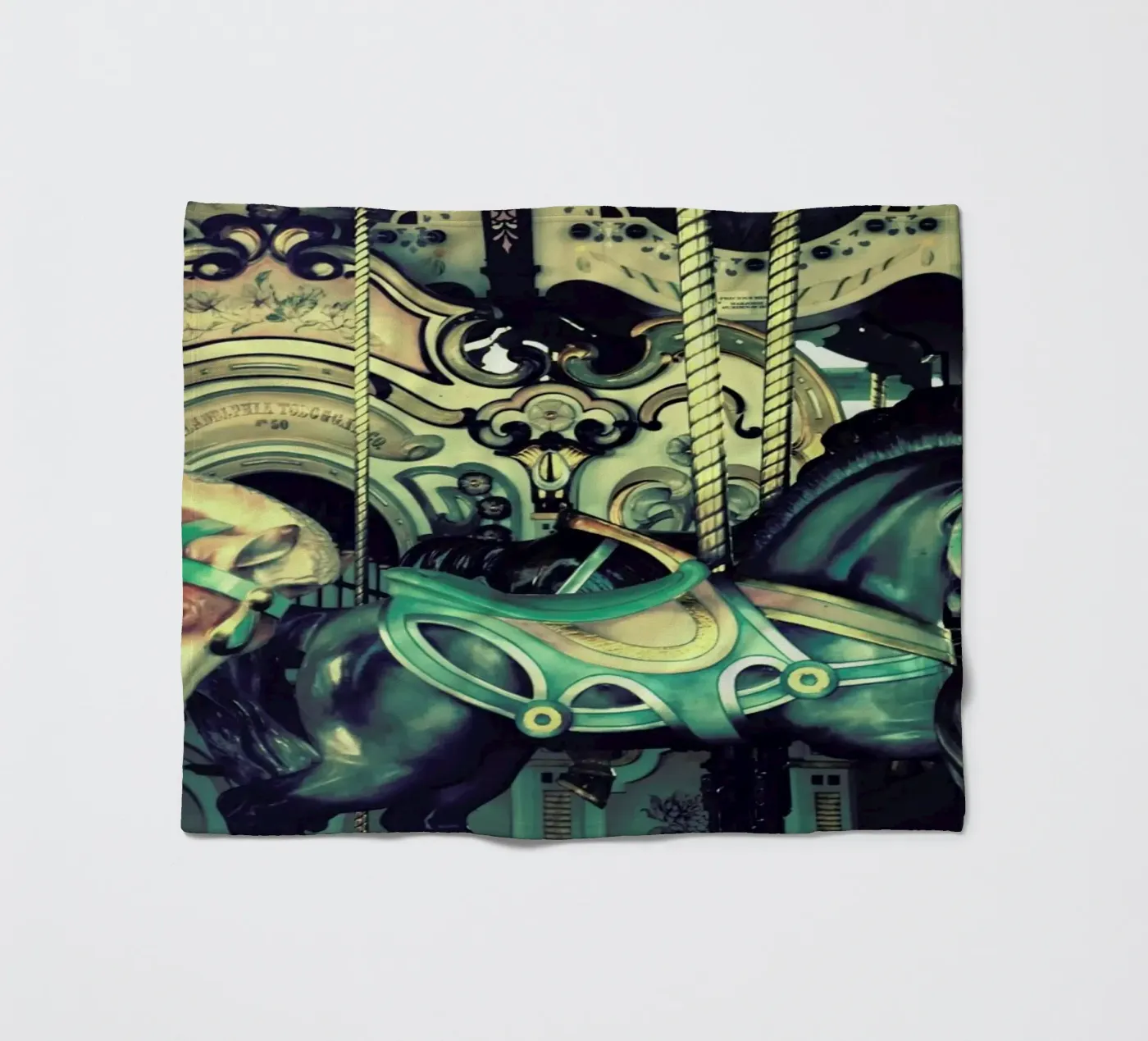 Carousel coperta in pile da Robin Delean