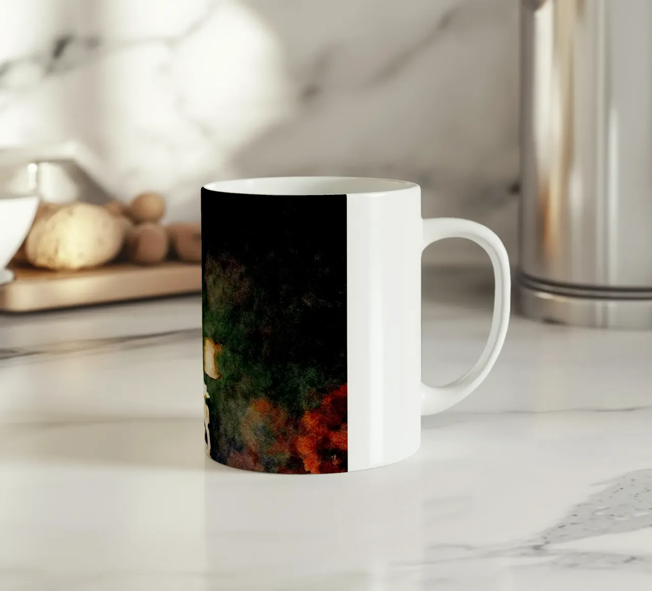 Parigi di notte tazza in ceramica da Massimo Frascogna
