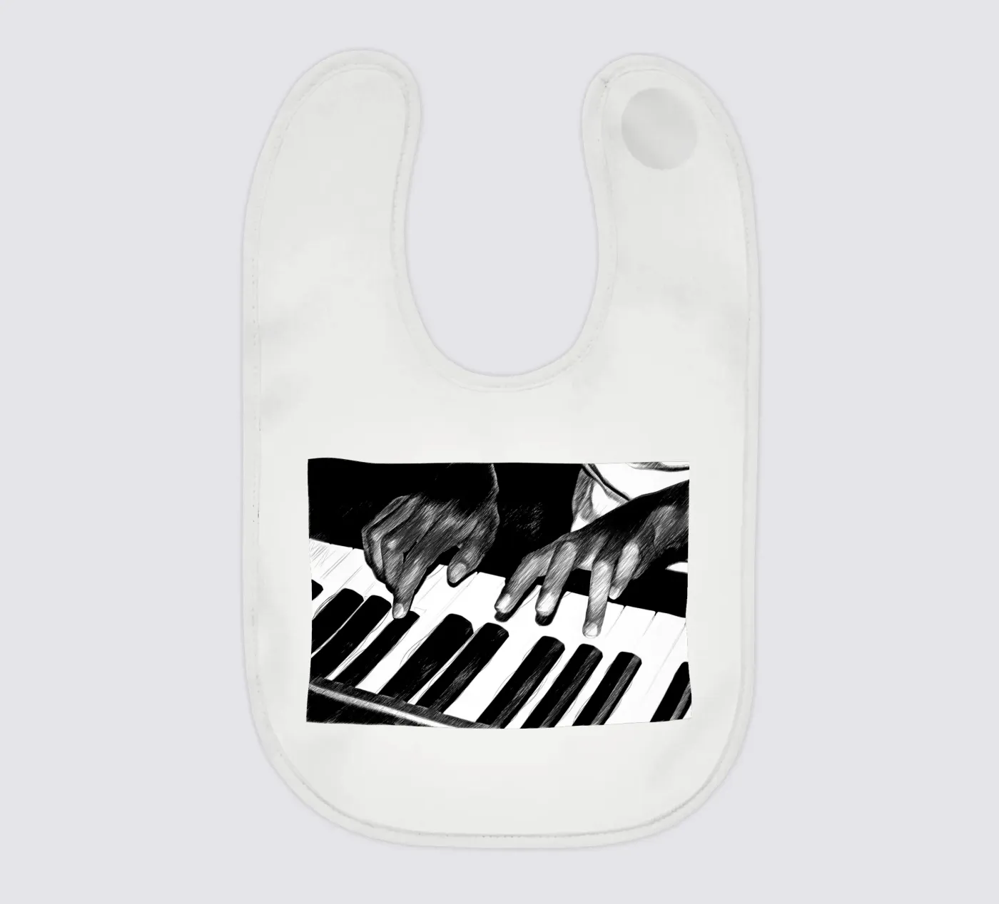 Bianco e nero bavaglino da Massimo Frascogna