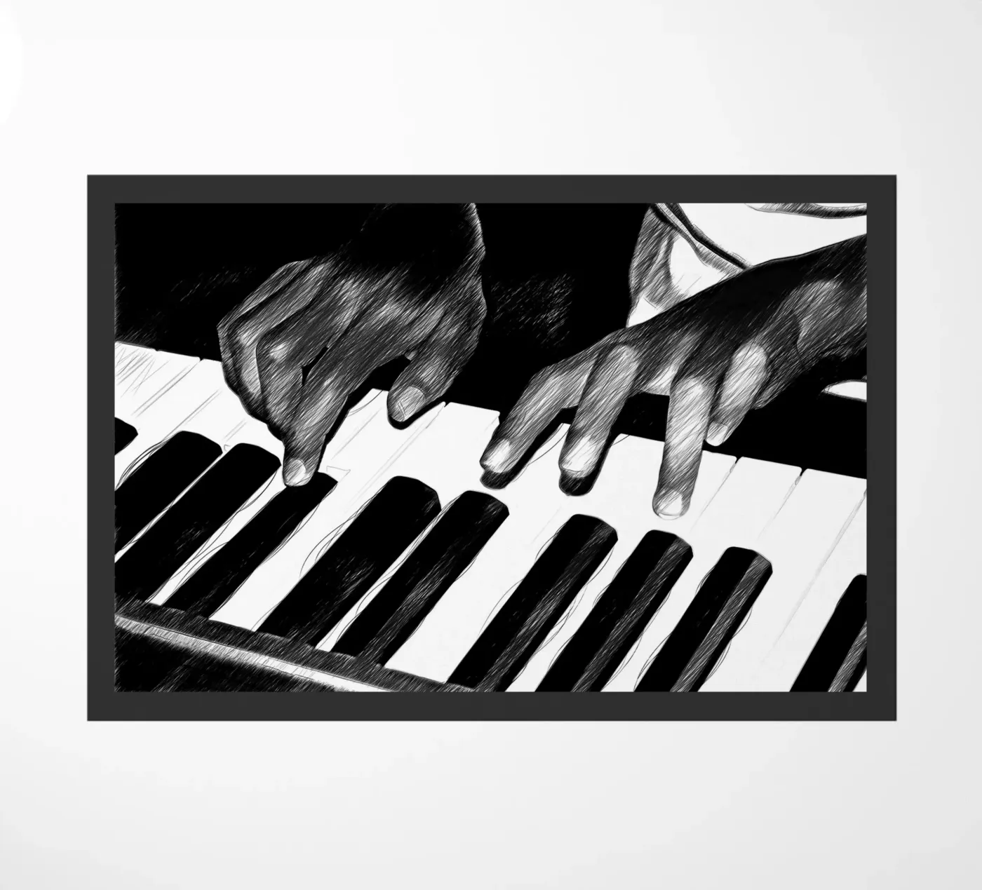 Black and white zerbino da Massimo Frascogna