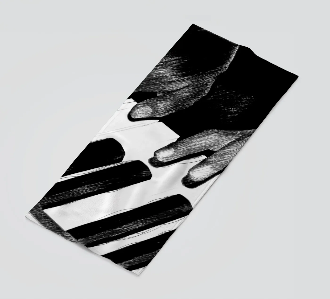 Bianco e nero telo mare da Massimo Frascogna