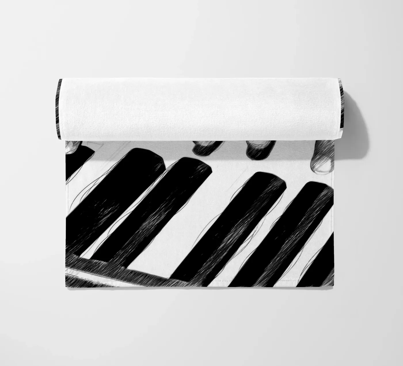 Bianco e nero telo mare da Massimo Frascogna