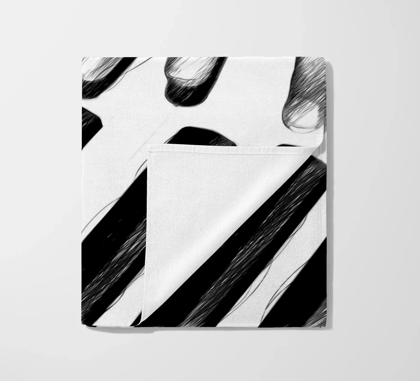 Bianco e nero telo mare da Massimo Frascogna