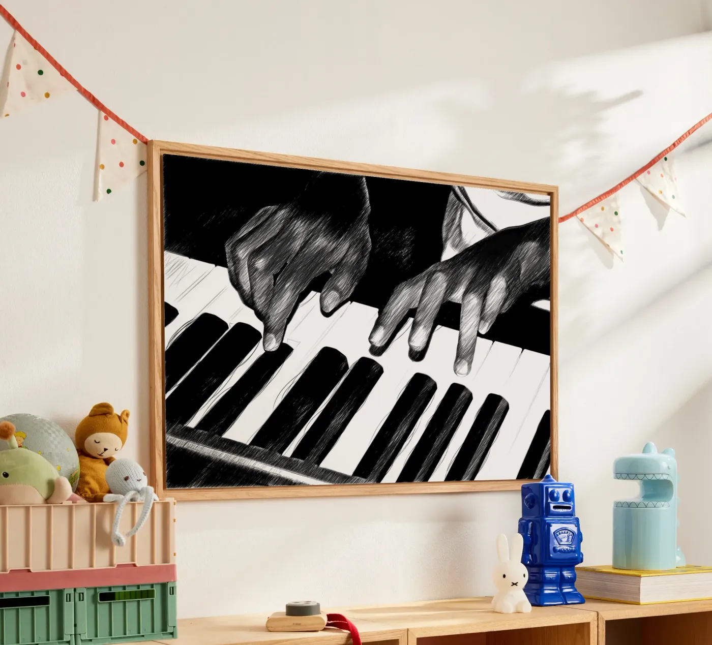 Black and white acrylic glass by Massimo Frascogna