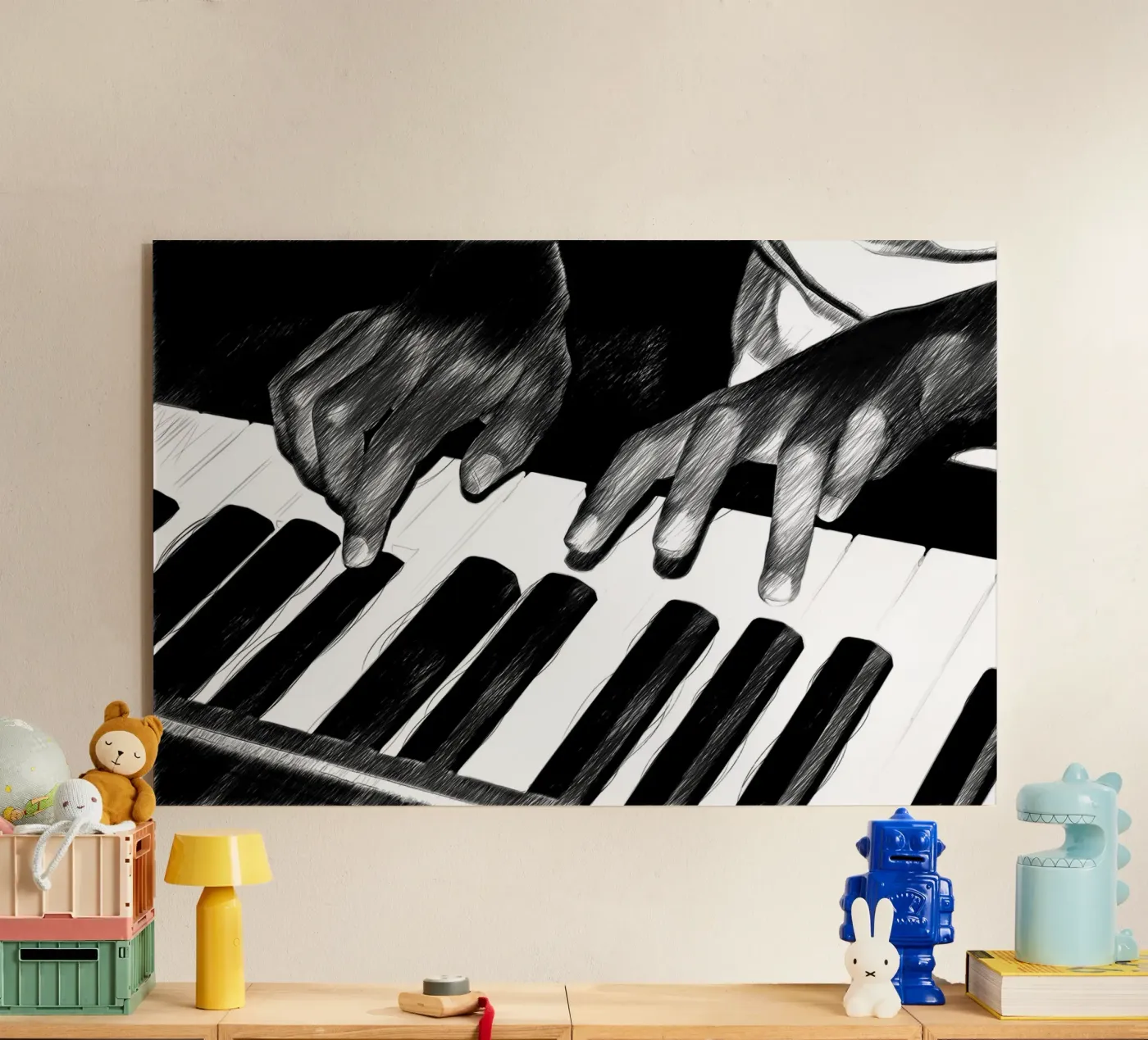 Black and white acrylic glass by Massimo Frascogna