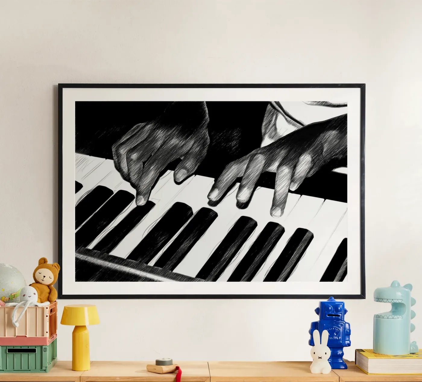 Black and white poster da Massimo Frascogna