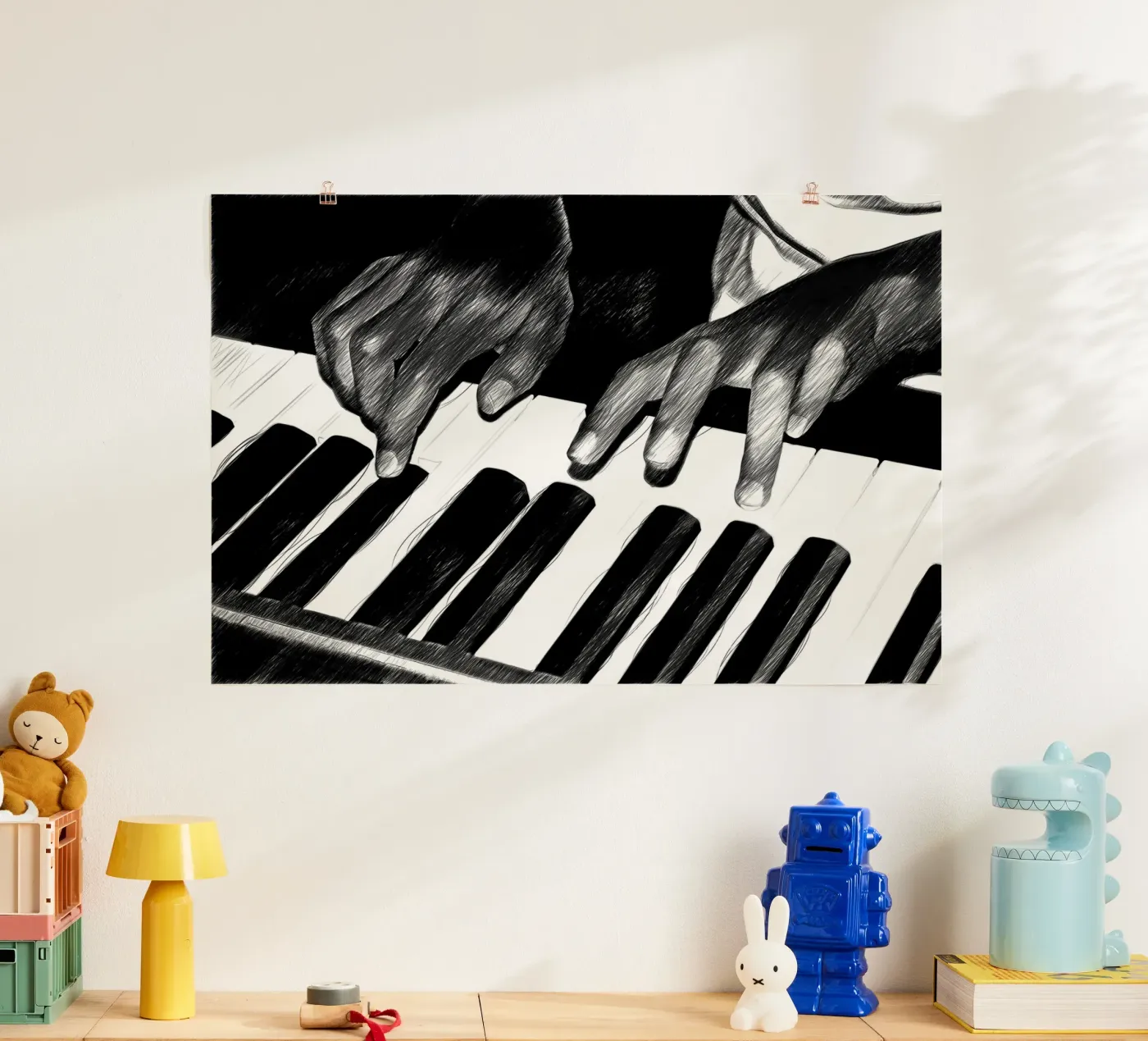 Black and white poster da Massimo Frascogna