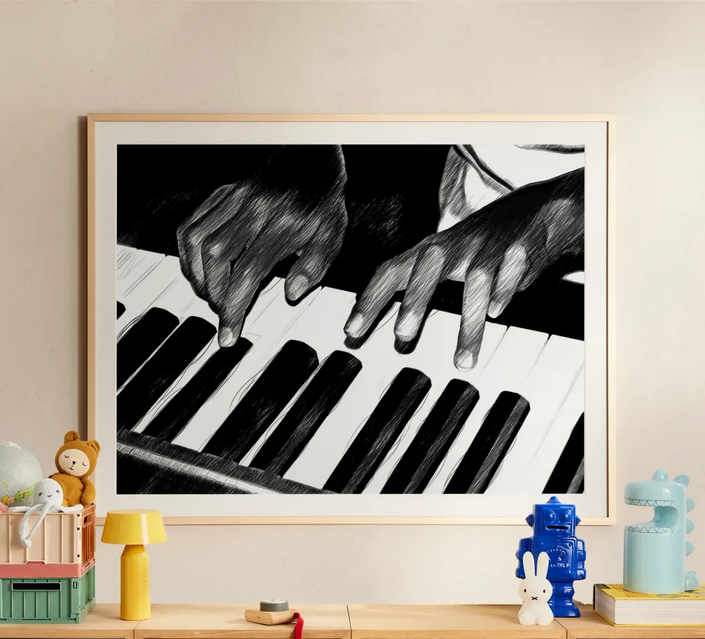 Black and white poster da Massimo Frascogna