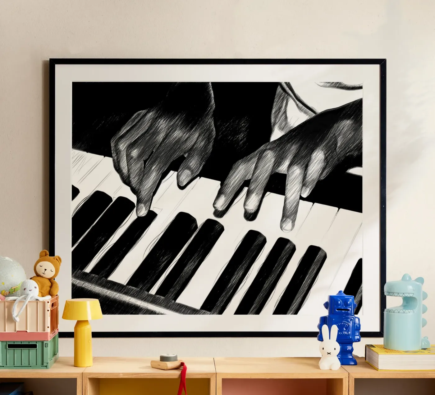 Black and white poster da Massimo Frascogna