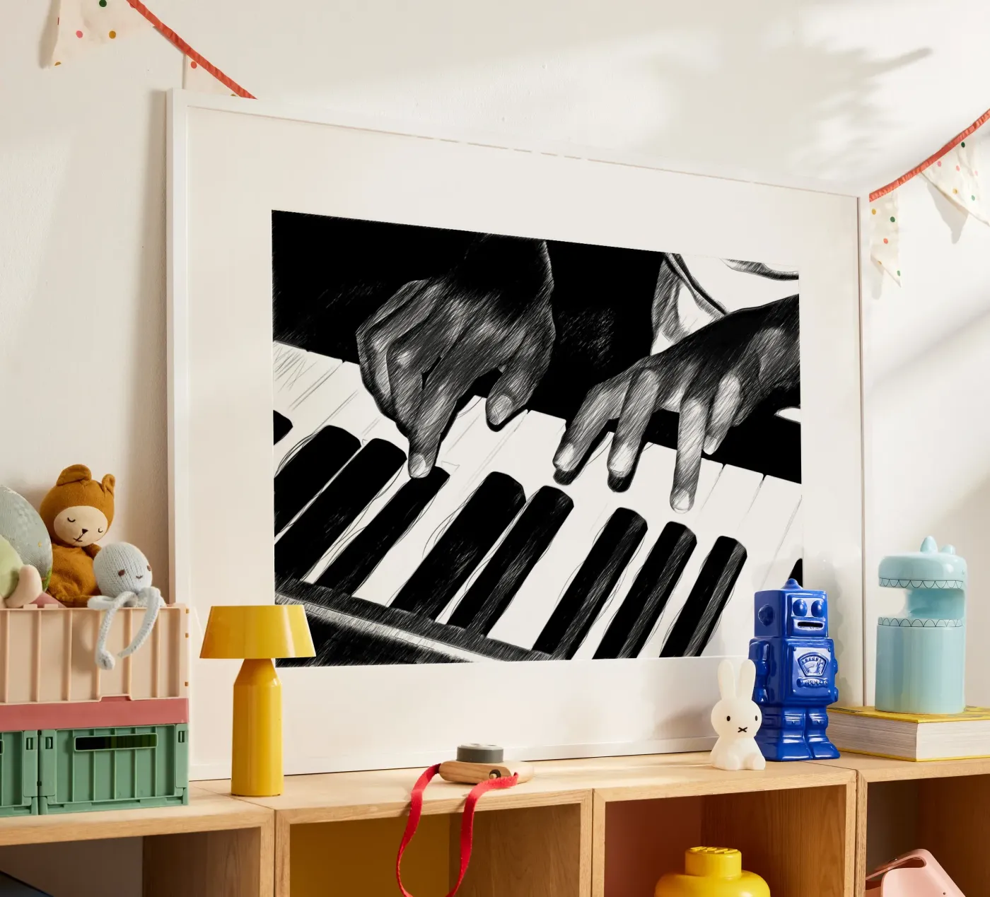 Black and white poster da Massimo Frascogna