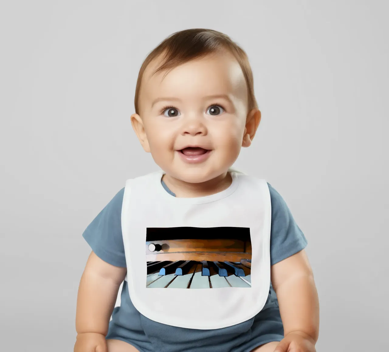 Tasten Babylätzchen von Massimo Frascogna