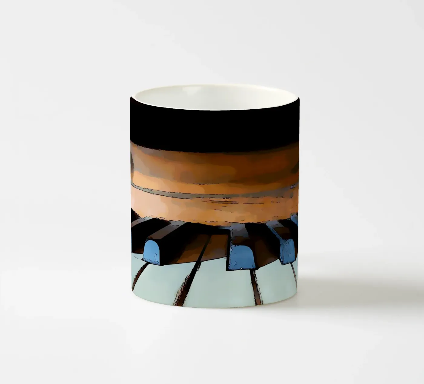 Keys ceramic mug by Massimo Frascogna