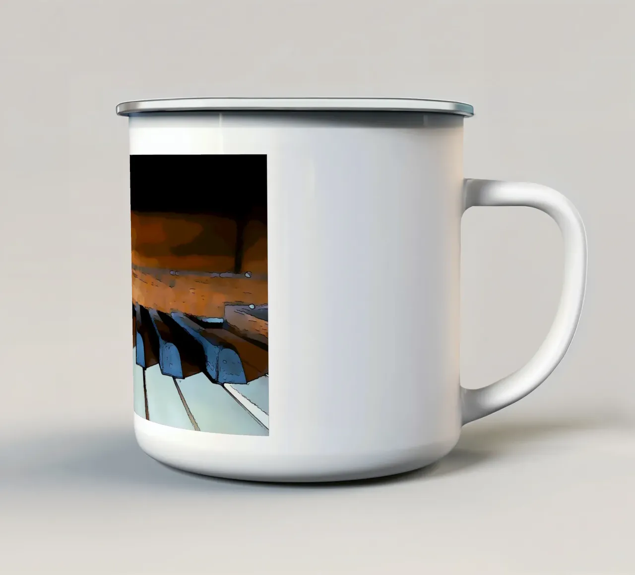 Chiavi tazza in smalto da Massimo Frascogna