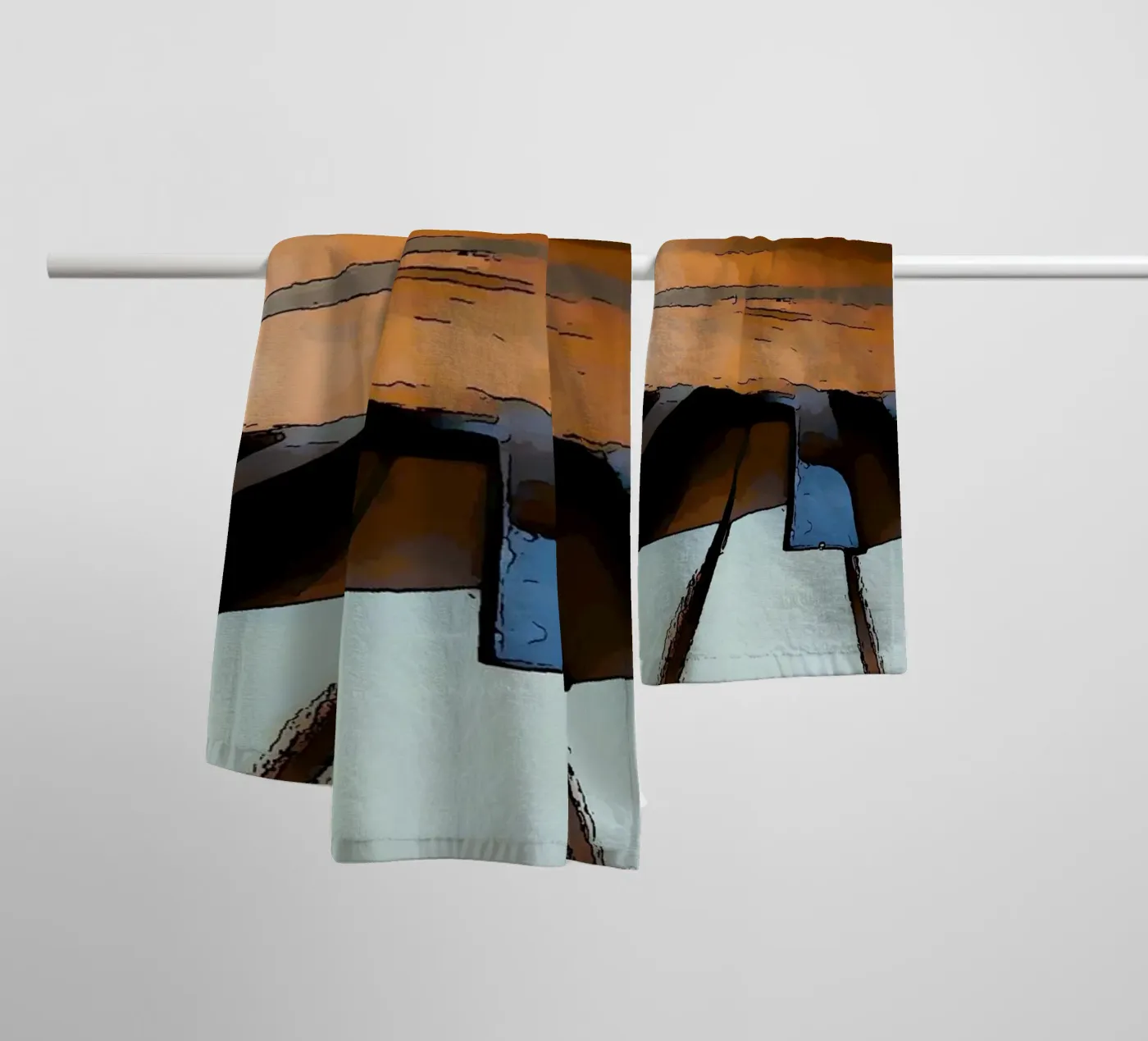 Sleutels badhanddoek van Massimo Frascogna