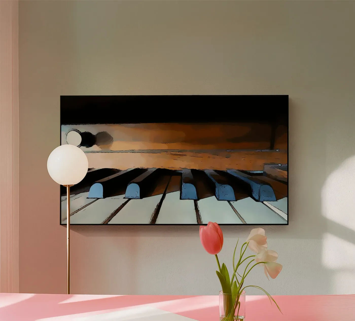 Keys acrylic glass by Massimo Frascogna