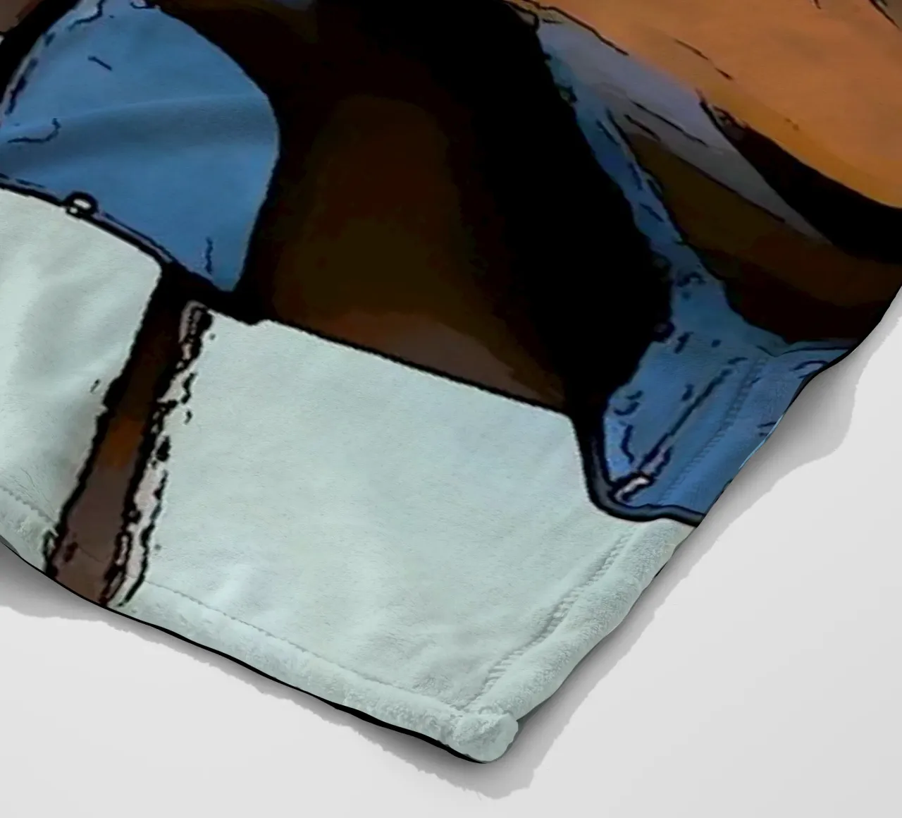 Tasten Fleecedecke von Massimo Frascogna