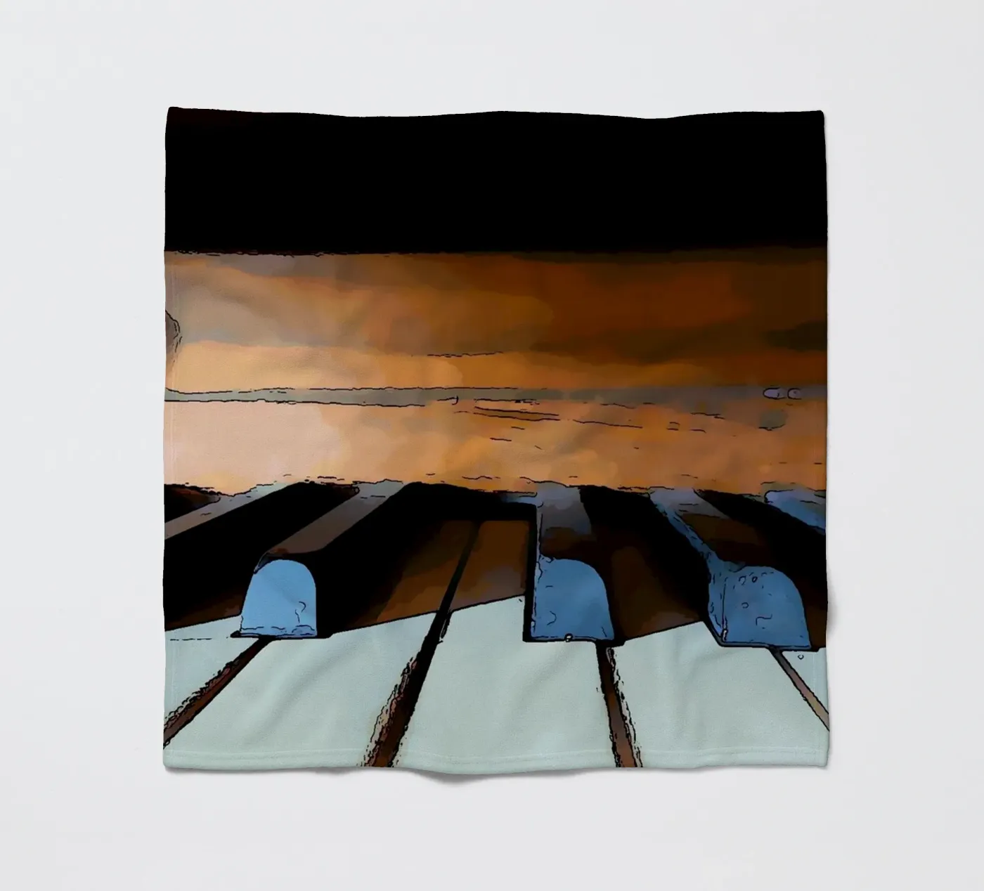 Keys fleece blanket by Massimo Frascogna