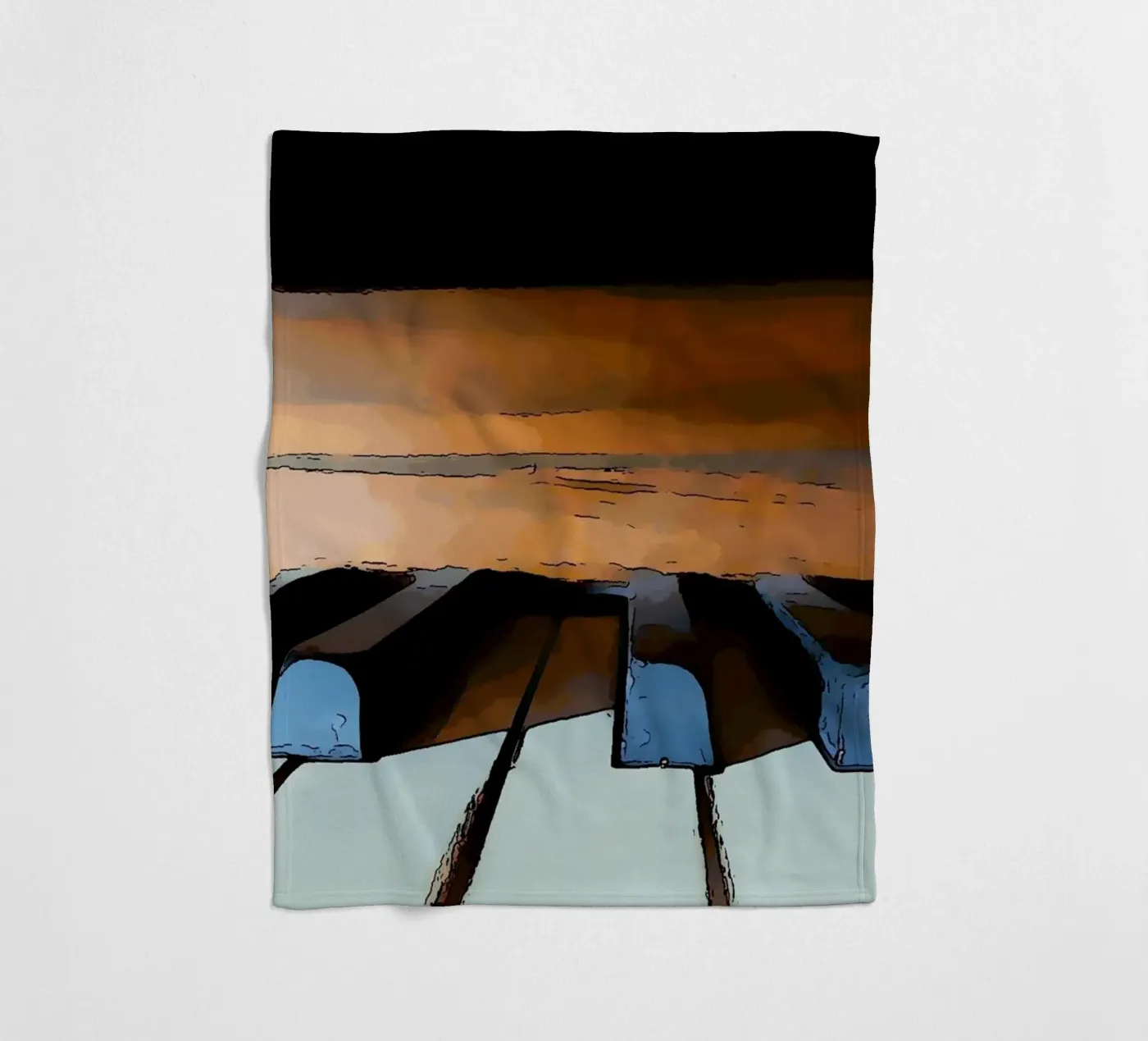 Keys Fleecedecke von Massimo Frascogna