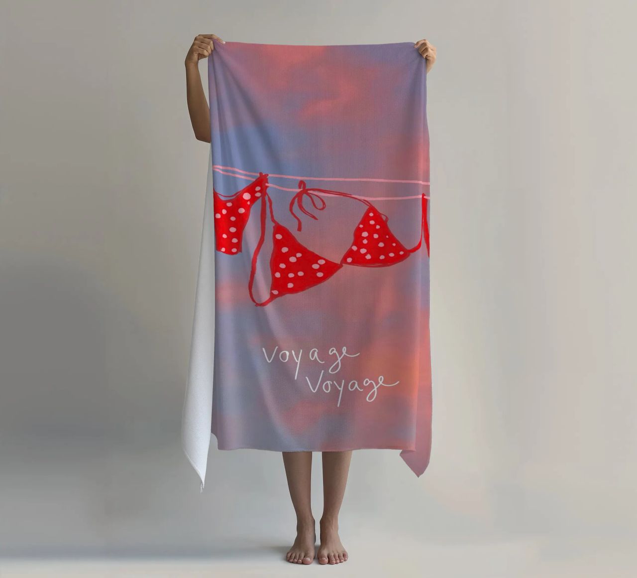 Voyage Voyage serviette de plage de Hej Ibiza by Ute Arnold