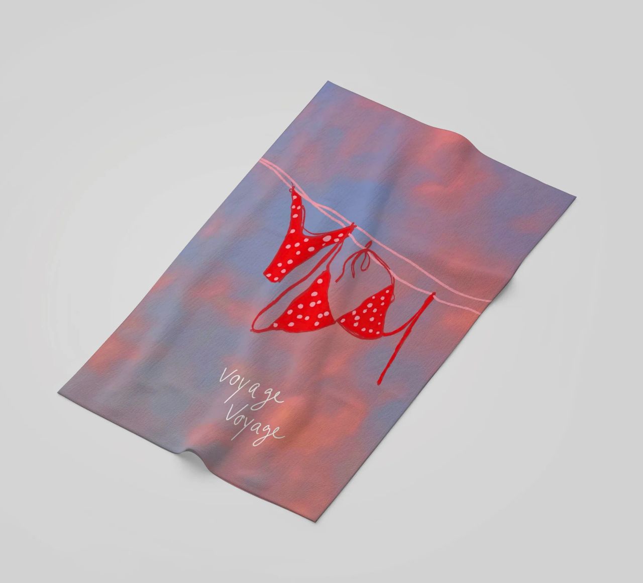 Voyage Voyage serviette de plage de Hej Ibiza by Ute Arnold