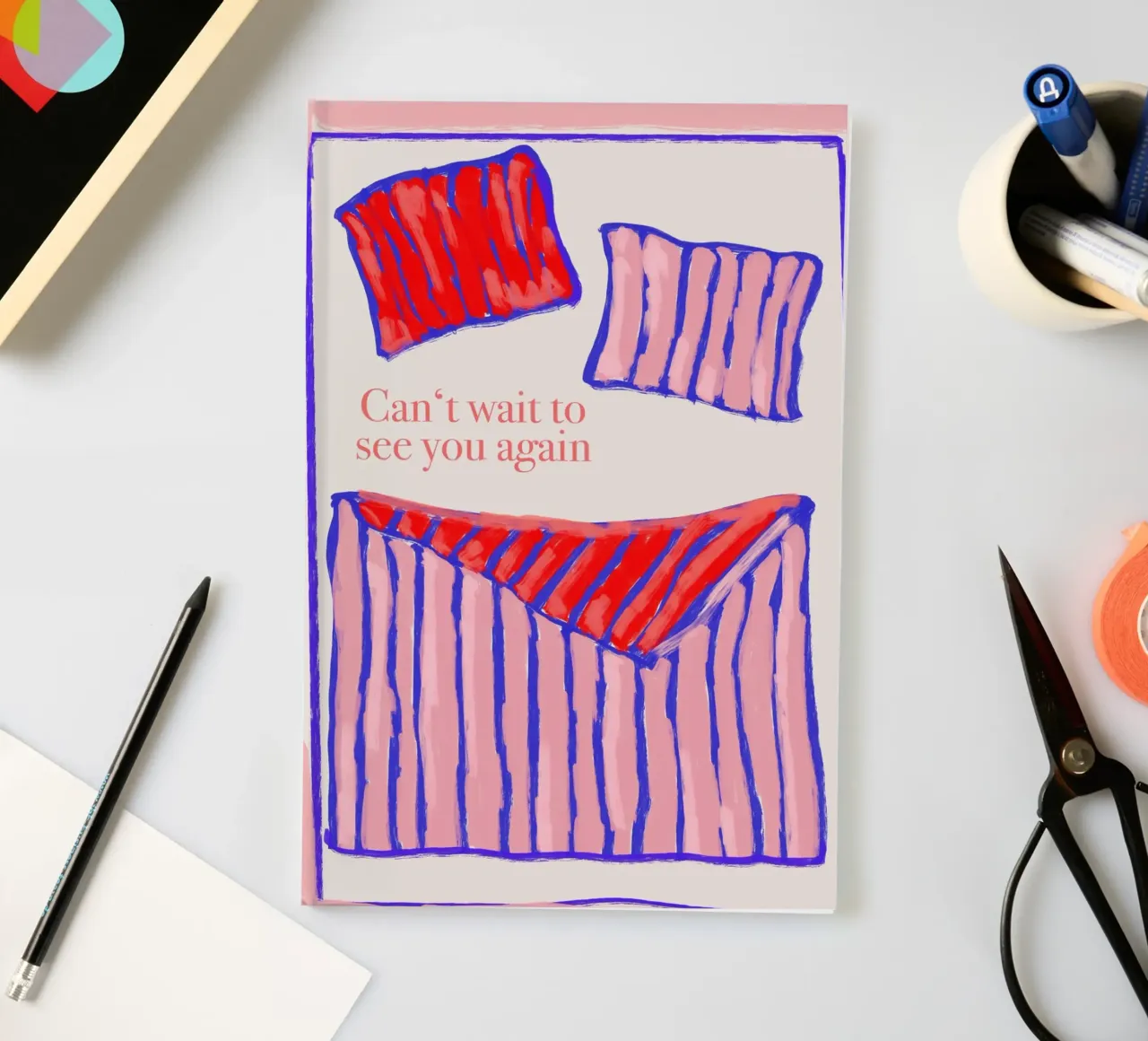 Can't wait to see you again carnet de notes de Hej Ibiza by Ute Arnold