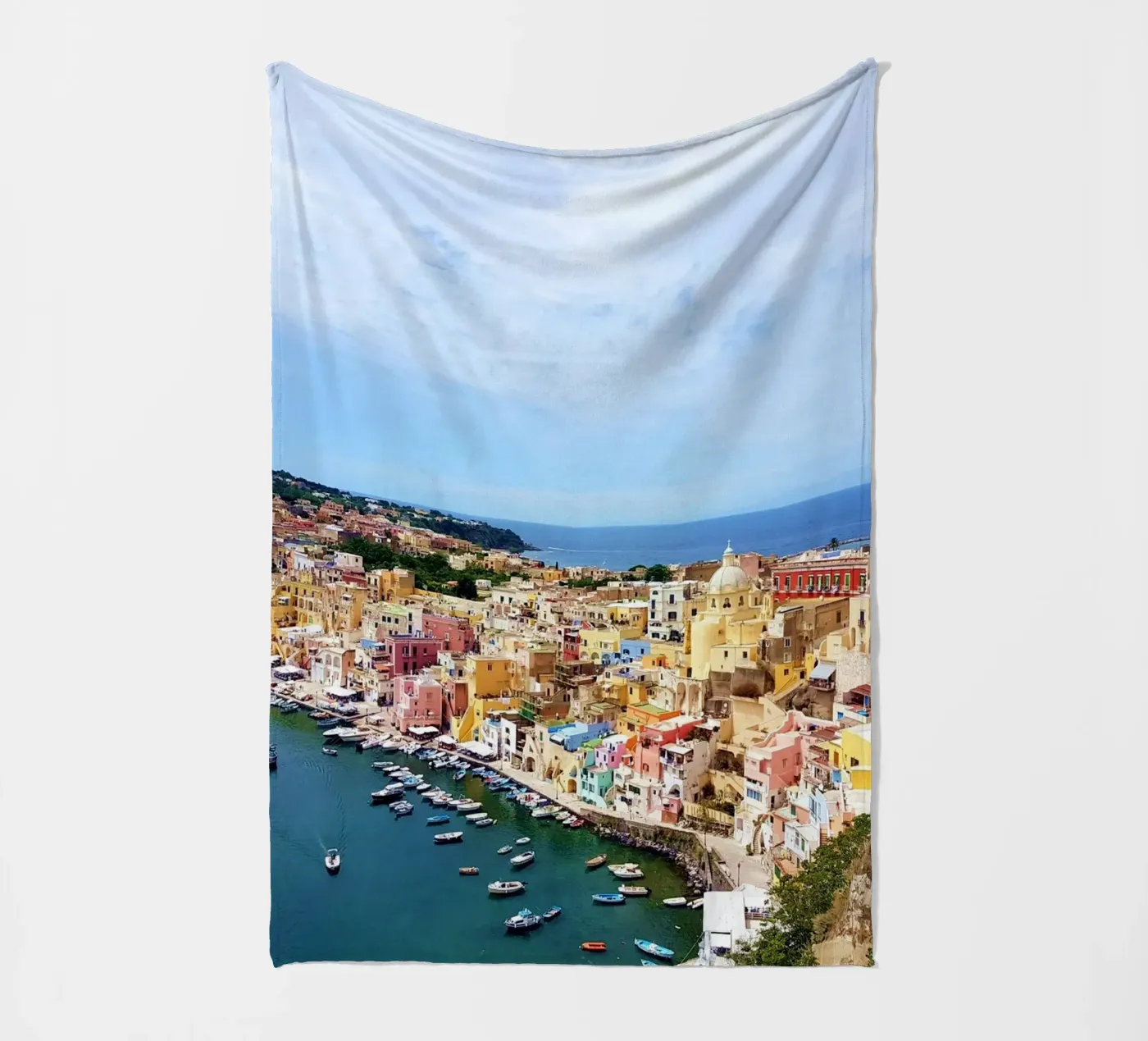 Procida Fleecedecke von Massimo Frascogna