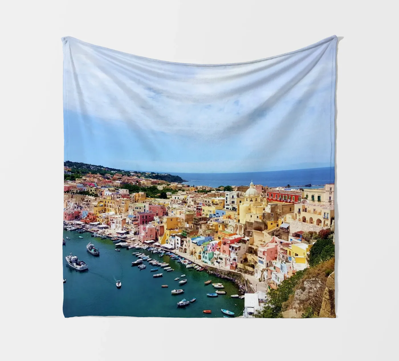 Procida Fleecedecke von Massimo Frascogna