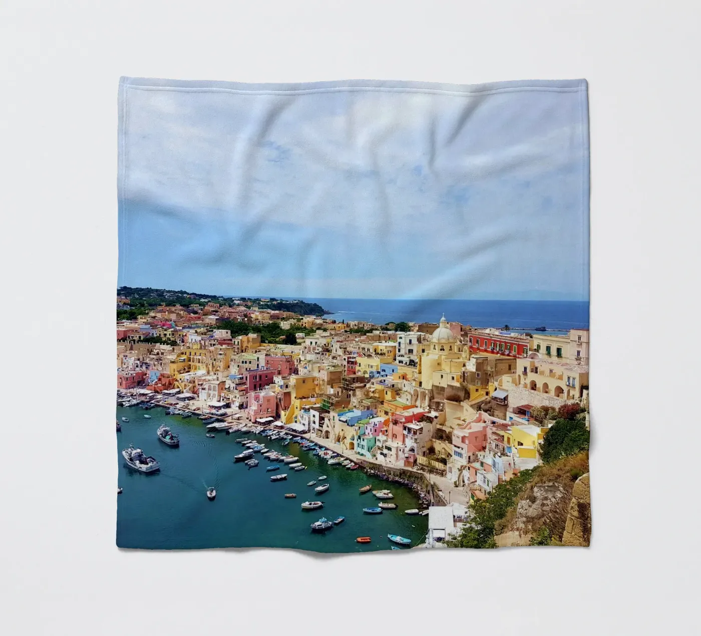 Procida Fleecedecke von Massimo Frascogna