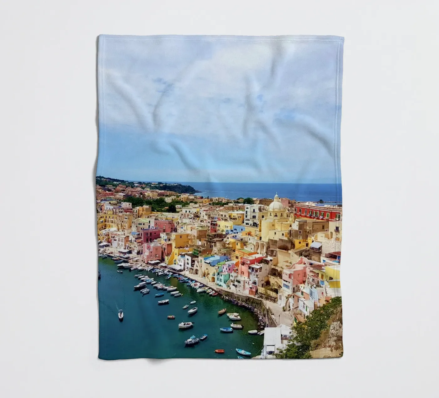 Procida Fleecedecke von Massimo Frascogna
