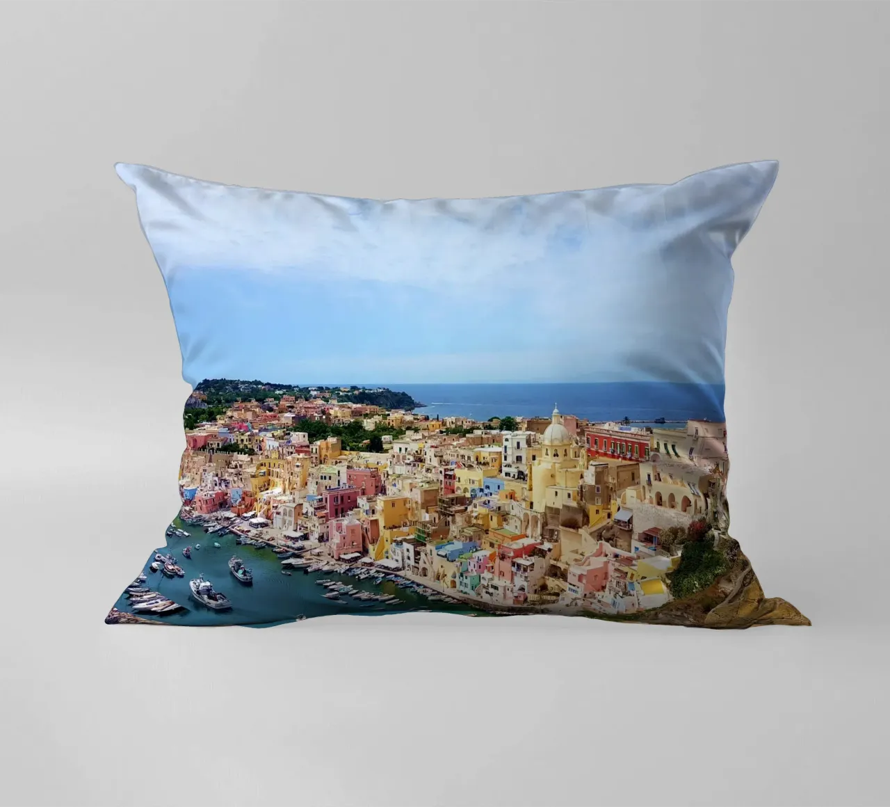 Procida cuscino da Massimo Frascogna