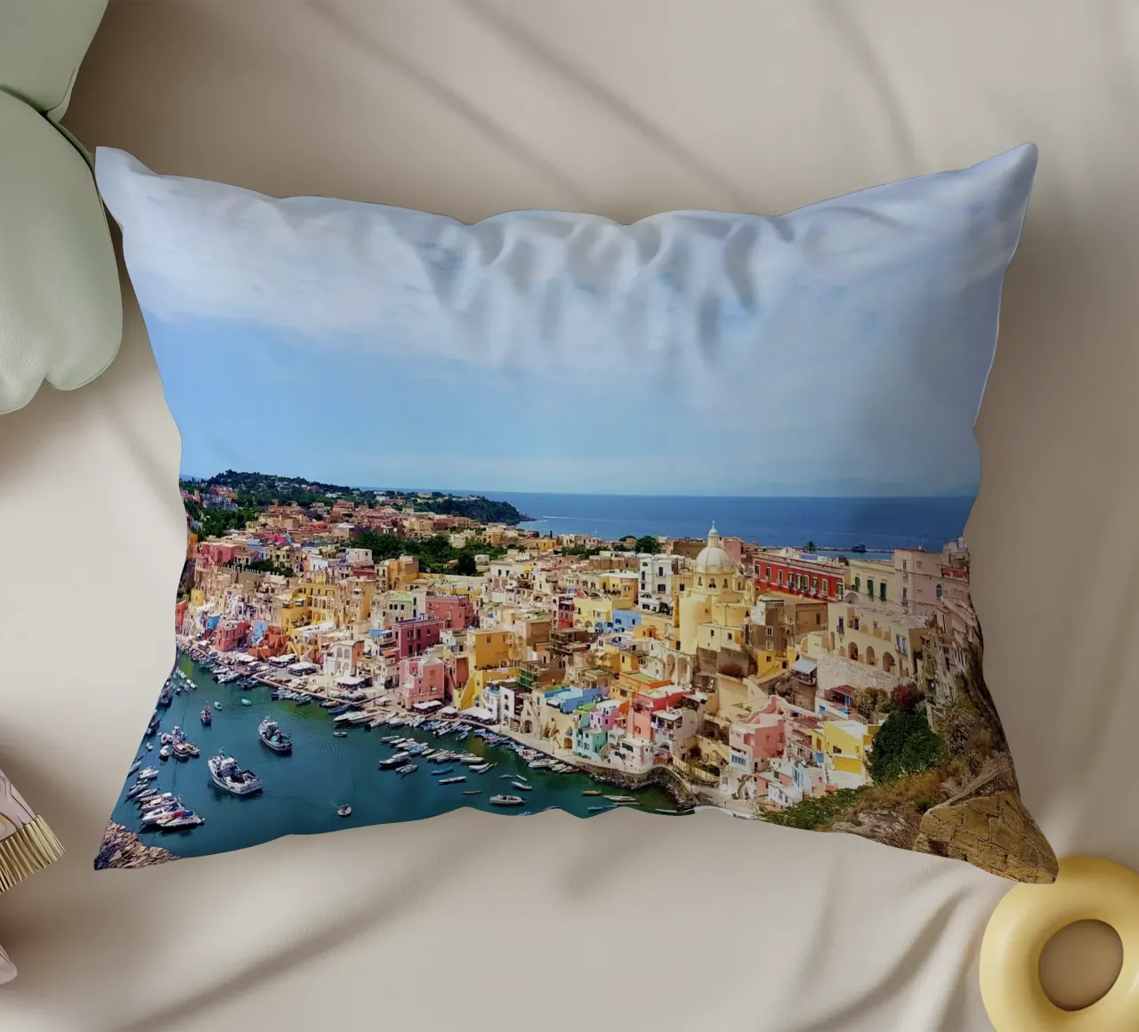 Procida cuscino da Massimo Frascogna