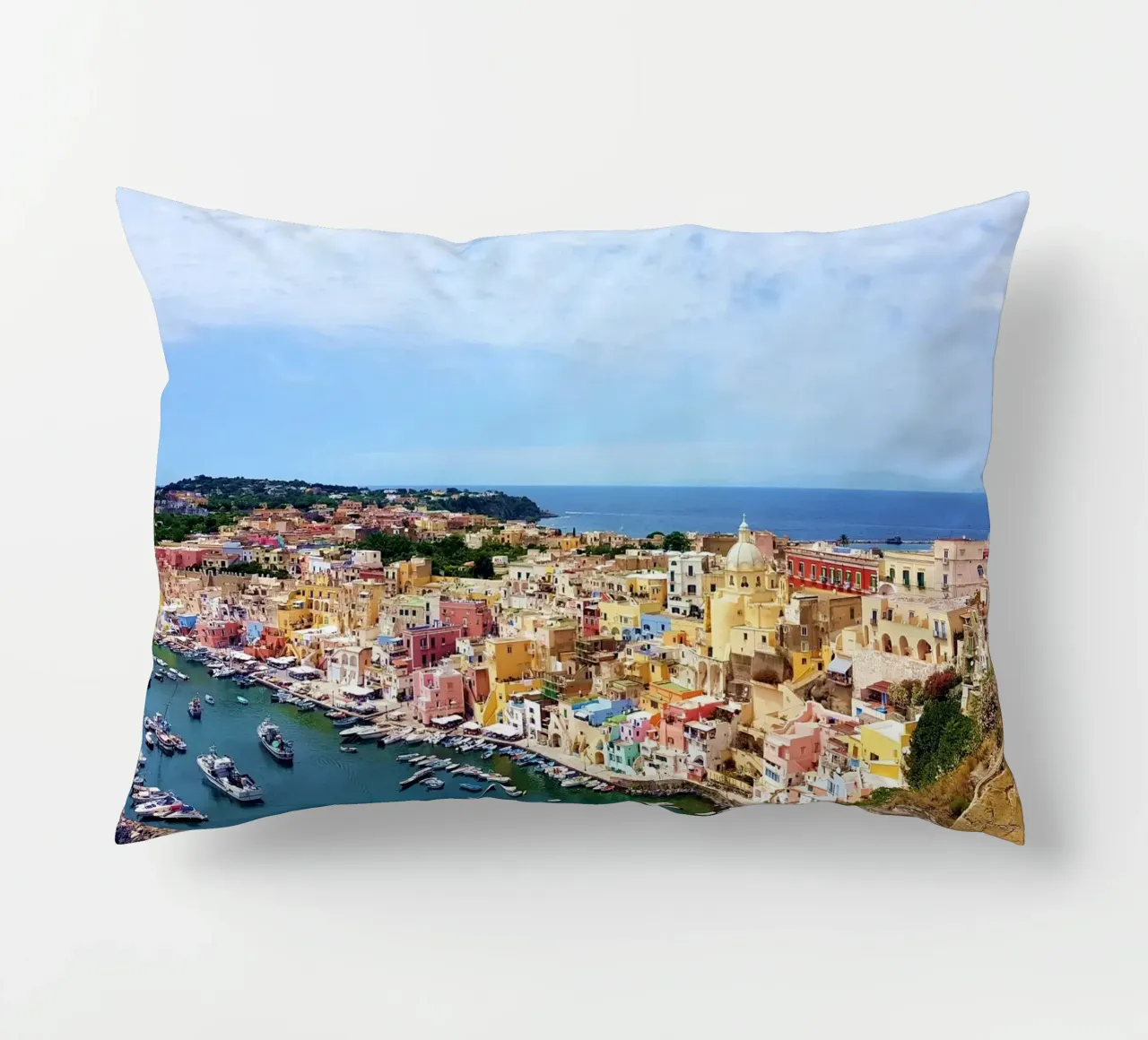 Procida cuscino da Massimo Frascogna