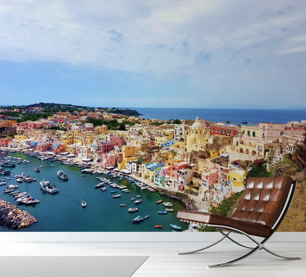 Procida fotobehang van Massimo Frascogna